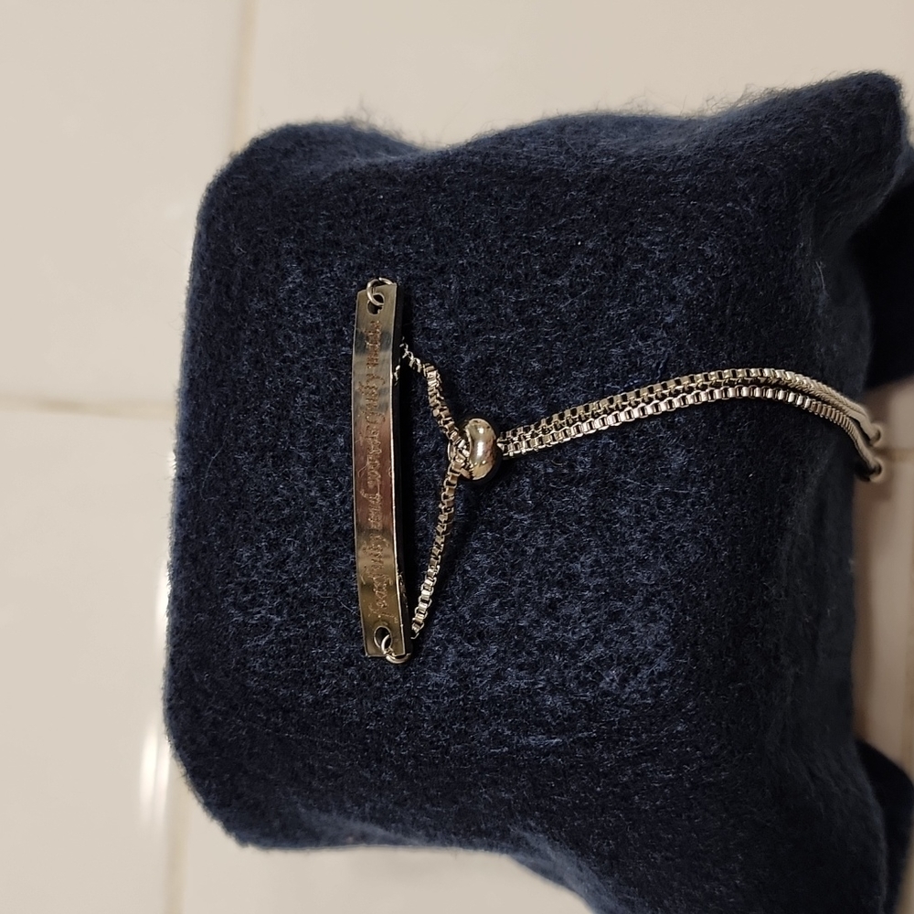 Inspirational braclet fearfully and wonderfully made